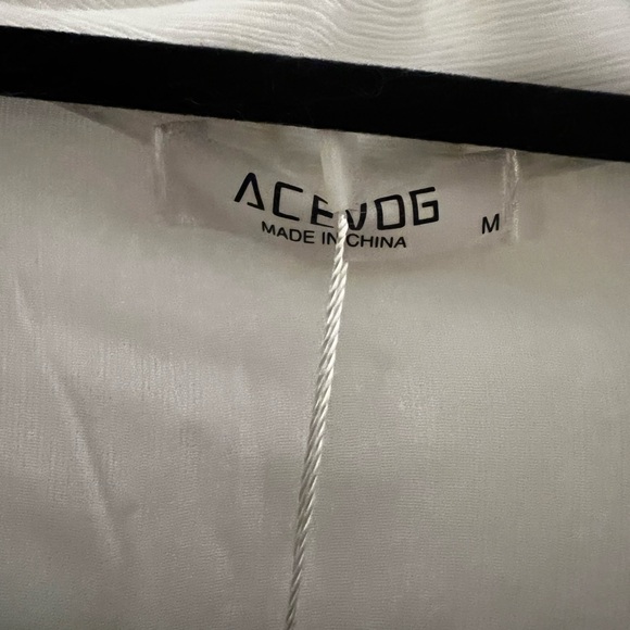 Formal White Chiffon Blouse - Picture 3 of 3